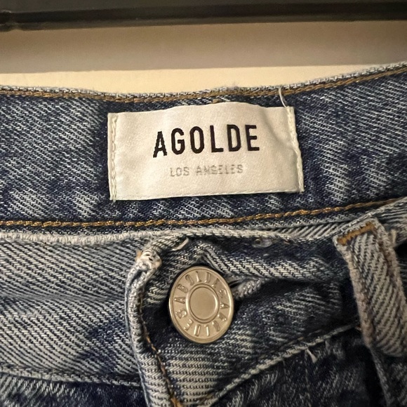 Agolde 90s pinch waist high rise straight distressed - Picture 5 of 5